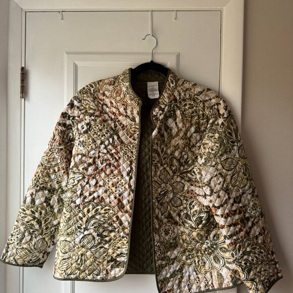 Alfred Dunner Women's Reversible Printed Jacket - Picture 5 of 9